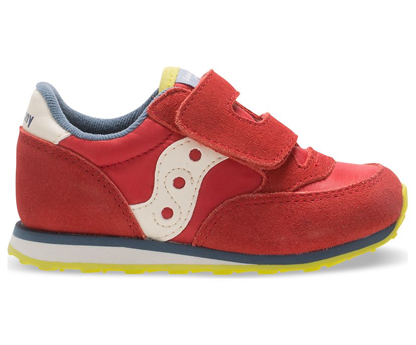 Saucony Baby Jazz Hook & Loop Kids' Sneakers Red / Blue / Light Green | AU 716FDNM